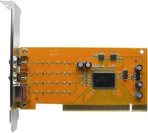 Aomoproing FOR SDK2500 PCI to 2 ports av capture video card HD TRIDENT SAA7134HL set AV/S 1394 Acquisition Card 720x576 support DirectX VFW