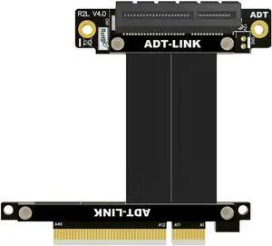 Aomoproing FOR X8 To X4 PCIE 4.0 Extension Cable Conversion Adapter t Wired Capture Card USB Card PCIE4.0