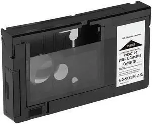 Aomoproing FOR VHS-C Cassette Adapter for VHS-C SVHS Camcorders RCA Motorized VHS Cassette Adapter Not for 8mm/MiniDV/Hi8