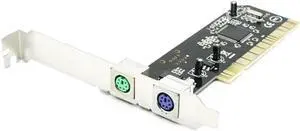 Aomoproing FOR PCI 32bit to 2xPPSS2 PS//2 Port For PC Keyboard Mouse Adapter Card