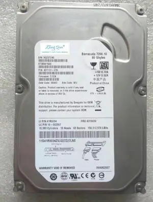 Aomoproing For 3.5-inch 436242-002 ST380815AS 9YC131-021 80G Desktop Computer Aomoproing For 3.5-inch 436242-002 ST380815AS 9YC131-021 80G Desktop Computer