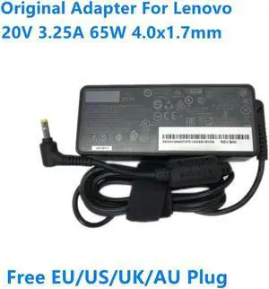 Aomoproing 20V 3.25A 65W 4.0x1.7mm ADLX65NCC3A ADLX65NDC3A AC Adapter For ADLX65NLC3A Laptop Power Supply Charger