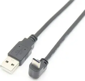 Aomoproing FOR Elbow Type-c To Usb2.0 Male All Copper 3A For Phone Data Charging Cable Tablet computer