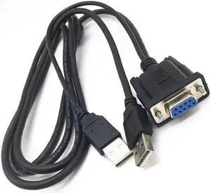 Aomoproing FOR Db 9 Female To Dual Usb Male Data Power Cable Serial Port To Dual Usb Cable 232 Usb Data Plus Power Supply