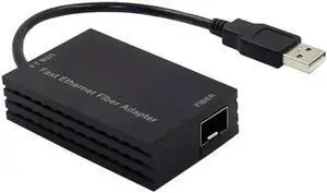 Aomoproing FOR USB2.0 Fast ethernet fiber adapter sfp AISX AX88772C USB A to Single Optical Port SFP Optical Fiber LC
