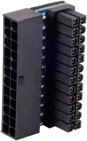 Aomoproing FOR ATX 24Pin Female to 24pin Male 90 Degree Power for Adapter Mainboard Motherboard for Desktops PC Supply Aomoproing FOR ATX 24Pin Female to 24pin Male 90 Degree Power for Adapter Mainboard Motherboard for Desktops PC Supply