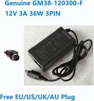 Aomoproing GM38-120300-F 12V 3A 3PIN AC Adapter For FSP036-RBCN2 FSP030-RCAM 12V 3A 2.5A 3PIN Power Supply Charger