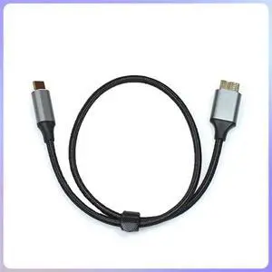 Aomoproing FOR 5PCS/LOT 0.5m Type USB C male to Micro B male Cable 5Gbps Fast Data External Hard Drive Disk Cable for SSD HDD PC Book Pro