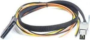 Aomoproing FOR Mini SAS HD SFF-8644 to U.2 SFF-8639 Adapter Cable with power supply OPEN cable