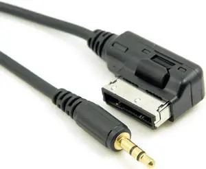 Aomoproing FOR Media In AMI MDI to Stereo 3.5mm Audio Aux Adapter Cable for Car Aomoproing FOR Media In AMI MDI to Stereo 3.5mm Audio Aux Adapter Cable for Car