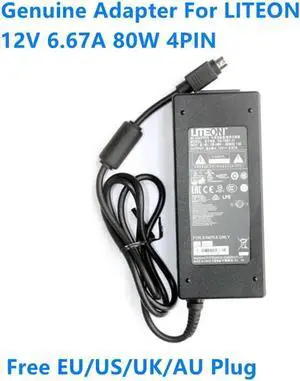 Aomoproing 12V 6.67A 80W 4PIN LITEON PA-1081-11 PA-1081-01 AC Adapter For POSIFLEX ADP-80AB REV.B EA10953A-58 Power Supply Charger Aomoproing 12V 6.67A 80W 4PIN LITEON PA-1081-11 PA-1081-01 AC Adapter For POSIFLEX ADP-80AB REV.B EA10953A-58 Power Supply Charger