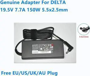 Aomoproing 19.5V 7.7A 150W 5.5x2.5mm DELTA ADP-150AH B Power Supply AC Adapter For Laptop Charger