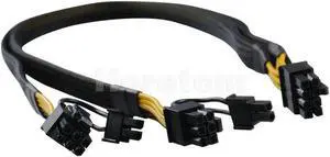 Aomoproing FOR 8-Pin to Graphics Video Card 8Pin + 8Pin Power Supply Cable For R7515 53CM