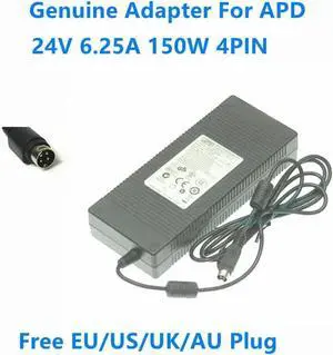 Aomoproing 24V 5A 6.25A 150W 4PIN DA-150A24 FSP150-AAAN1 Power Supply AC Adapter For APD Power Charger