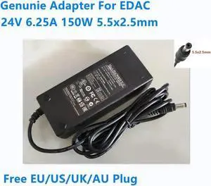 Aomoproing Genunie 24V 6.25A 5A 150W EA11503B EA11353D-240 AC Adapter For EDAC Power Supply Charger