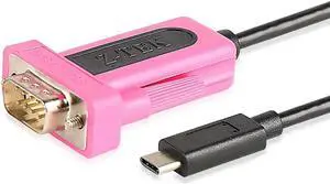 Aomoproing FOR est Type-C to Serial Cable Adapter USB2.0 to DB9 RS232 COM Converter 20cm