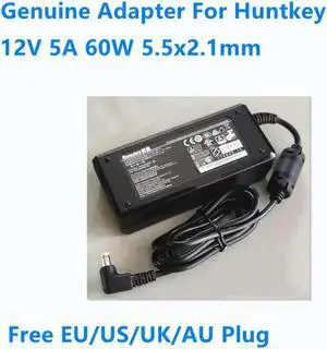 Aomoproing 12V 5A 60W 5.5x2.1mm HKA06012050-7G Power Supply AC Adapter For Monitor Laptop Charger