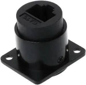 Aomoproing FOR D-type Module RJ45 Socket Cable Female Signal Connector Cat6 Panel Mount Network Ethernet Extension Interface Adapter