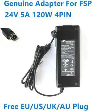 Aomoproing FSP120-ACB 24V 5A 120W 4PIN FSP120-ACA AC Adapter For Pioneer POS STEALTHTOUCH-M5 0227B24120 Power Supply Charger