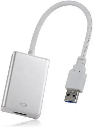 Aomoproing FOR USB 3.0 to HDMI Converter USB3.0 to HDMI Cable Multi Display Graphic Adapter for PC Laptop Projector HDTV LCD HD 1080P