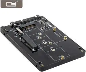 Aomoproing FOR M.2 NGFF B-key mSATA SSD to SATA 3.0 for Adapter Converter Case Enclosure with Switch
