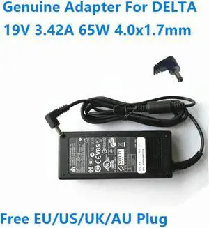 Aomoproing ADP-65JH BB 19V 3.42A 65W 4.0x1.7mm AC Adapter For DELTA Laptop Power Supply Charger