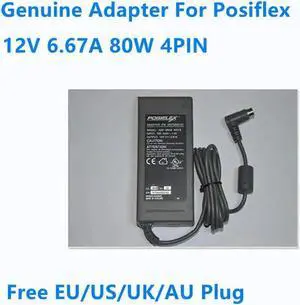 Aomoproing 12V 6.67A 80W 4PIN ADP-80AB REV.B 20972080122 Power Supply AC Adapter For Posiflex Medical Charger Aomoproing 12V 6.67A 80W 4PIN ADP-80AB REV.B 20972080122 Power Supply AC Adapter For Posiflex Medical Charger