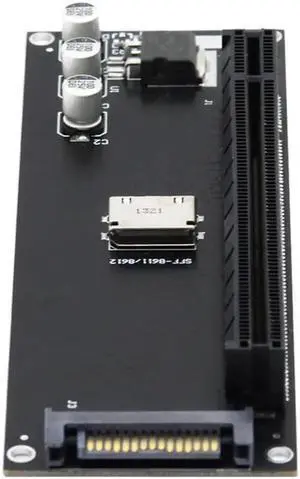 Aomoproing FOR With SATA Power Port SFF-8611 to PCI-Express SFF-8612 4X to PCI-E 16X for Adapter for Mainboard Graphics Card