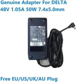 Aomoproing 48V 1.05A 0.917A 50W DELTA ADP-50FR B 341-0330-02 Power Supply AC Adapter For CP-PWR-CUBE4 IP PHONE Charger