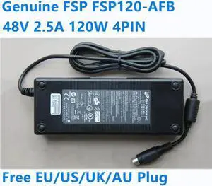 Aomoproing 48V 2.5A 120W 4PIN FSP120-AFB FSP120-AFA AC Adapter For SG300 SG-300-10P SF302-08P POE Power Supply Charger