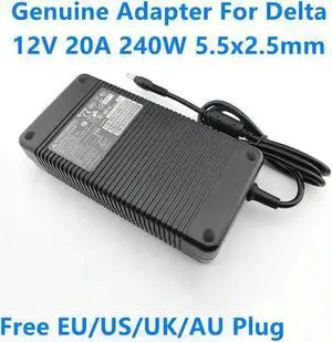 Aomoproing Delta Charger 240W 12V 20A 5.5x2.5mm AC Adapter For EADP-220AB B 341-0222-01 Laptop Power Supply Charger Fit 12V 18A Aomoproing Delta Charger 240W 12V 20A 5.5x2.5mm AC Adapter For EADP-220AB B 341-0222-01 Laptop Power Supply Charger Fit 12V 18A