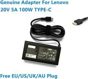 Aomoproing 20V 5A 100W TYPE-C ADL100YLC3A ADL100YDC3A ADL100YAC3A Power Supply AC Adapter For YOGA Laptop Charger
