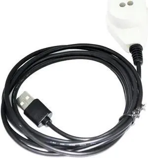 Aomoproing FOR USB to Optical Interface IRDA Near Infrared IR Adapter Transparent Transmission Cable for Meter Readiing