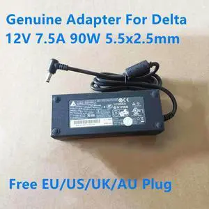 Aomoproing 12V 7.5A 7A 90W 5.5x2.5mm Delta DPS-90FB A DPS-90AB-3 AC Adapter For QNAP TS-451 NAS Server Laptop Power Supply Charger