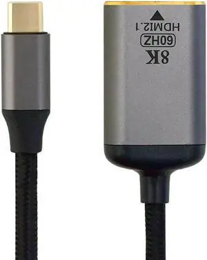 Aomoproing FOR USB4 USB-C Type-C Source Display 8K 60HZ UHD 4K HDTV Male Monitor to Female HDTV 2.0 Cable