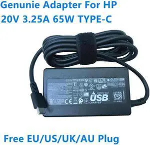 Aomoproing 20V 3.25A 65W USB-C TPN-DA20 TPN-CA21 L65505-002 AC Adapter For 5V 9V 3A 12V 5A 15V 4.33A Laptop Power Supply Charger