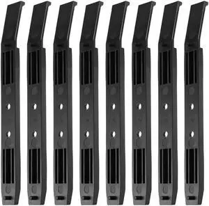 Aomoproing 4 Pairs Hard Drive Rails Chassis Cage Accessories Drive Bay Slider Plastic Rails for 3.5 to 5.25 Hard Drive Tray Caddy