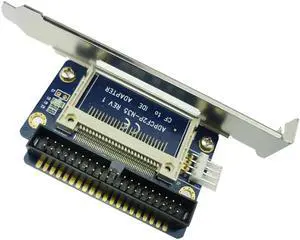 Aomoproing IT-GO High Speed CF to 40 Pin Male IDE Adapter CF to IDE HDD SSD Converter with Bracket
