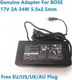 Aomoproing 17V 2A 34W 302251-001 NU60-6170200-I3 Power Supply AC Adapter For M2 M3 Speaker Power Charger