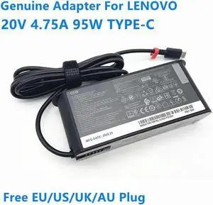 Aomoproing 95W Charger 20V 4.75A /15V 3A /9V 3A /5V 3A For ADLX95YCC3 AC Adapter Type C YOGA 14S X1 CARBON T470S