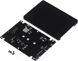 Aomoproing M.2 NGFF To 2.5 Inch SATA SSD/MSATA To SATA Adapter Card Case (B Key For PC Adapter M2 +M Desktop Socket NGFF )