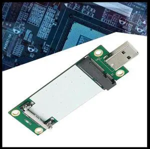 Aomoproing Mini PCI-E To USB2.0 SIM Adapter with SIM Card Slot for WWAN/LTE Module Support 3G/4G SIM 6Pin/8Pin Card Connector