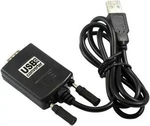Aomoproing USB to 232 9 pin RS232/com converter Y-105 USB to serial cable,Dual chip rs232 Converter Adapter DB9 GPS1m/3ft