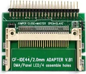 Aomoproing 44 Pin CF To IDE Compact Flash Card Adapter Bootable IDE 2.5 Female HDD Adapter Laptop CF to 44 Pin IDE Free Drop Shipping