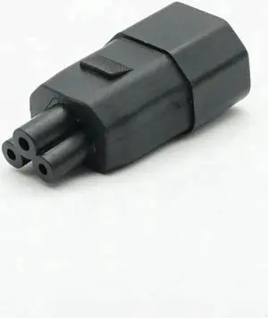 Aomoproing IEC 320 C14 male to IEC C5 AC adapter C14 to C5 Adapter AC Power Plug Adapter