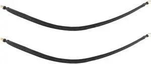 Aomoproing 2 Pcs LoRa Flat Cable SMA Male to SMA Female Window and Door Feed Thru Coaxial Cable Extension gAdapter for LoRa