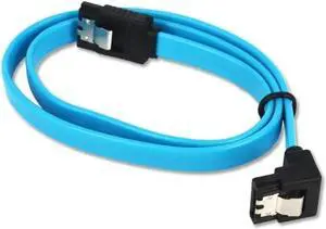 Aomoproing Super Speed Straight Right Angle 6Gbps sata3.0 50CM SATA 3.0 Cable 6GB/s SATA III SATA 3 Cable Flat Data Cord for HDD SSD