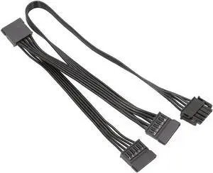 Aomoproing 5Pin to 3 Port SATA Peripheral Power Supply Cable for Enermax Modular PSU