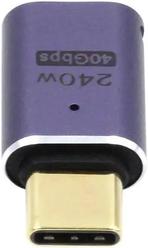 Aomoproing FOR 240W Power 40Gbps Data 8K USB4 Type C Female to Female Video for Adapter for NS Phone Laptop