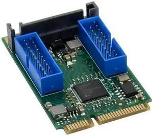 Aomoproing FOR Mini PCIE to dual 19PIN USB3.0 expansion card 720202 2-ports 20pin to 4 port usb 3.0 mini pci-e to usb hub adapter